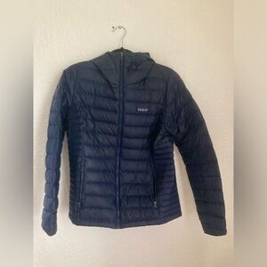 Navy blue Patagonia winter jacket